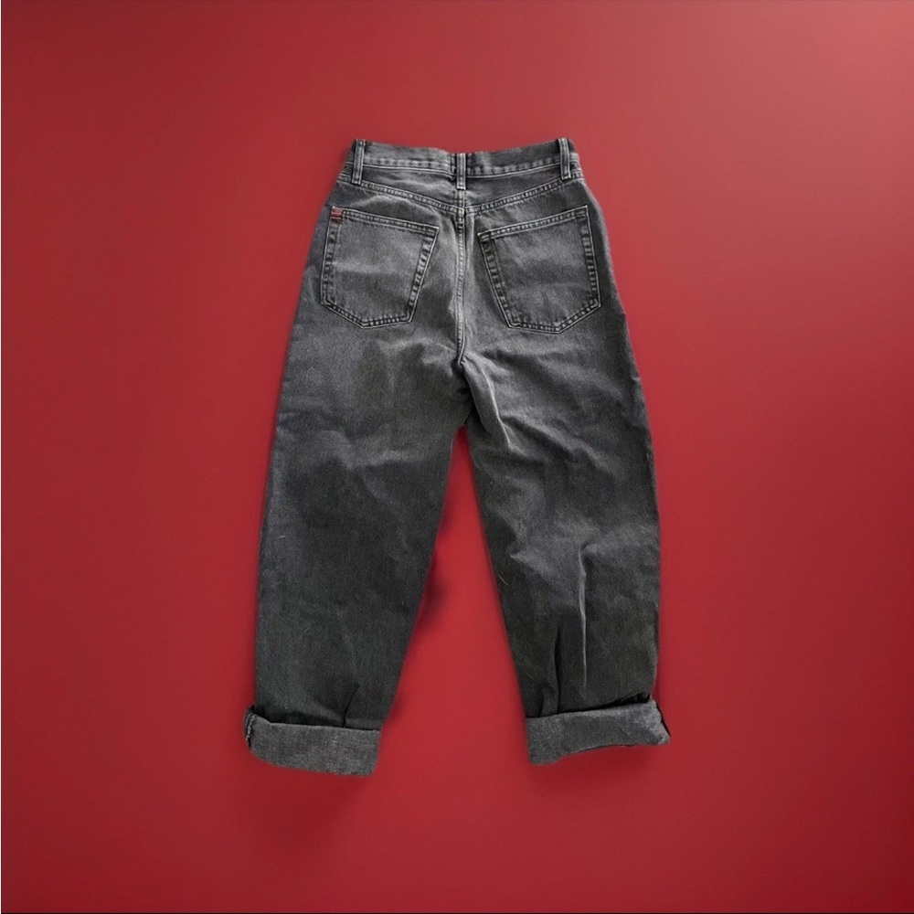 BDG Urban Outfitters Black High Rise Baggy Ripped Wide Leg Jeans Pre-Owned Sz.28 - Picture 2 of 8